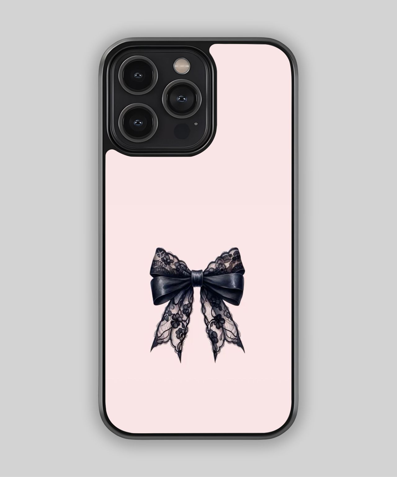 Lace Black Bow Phone Case 1