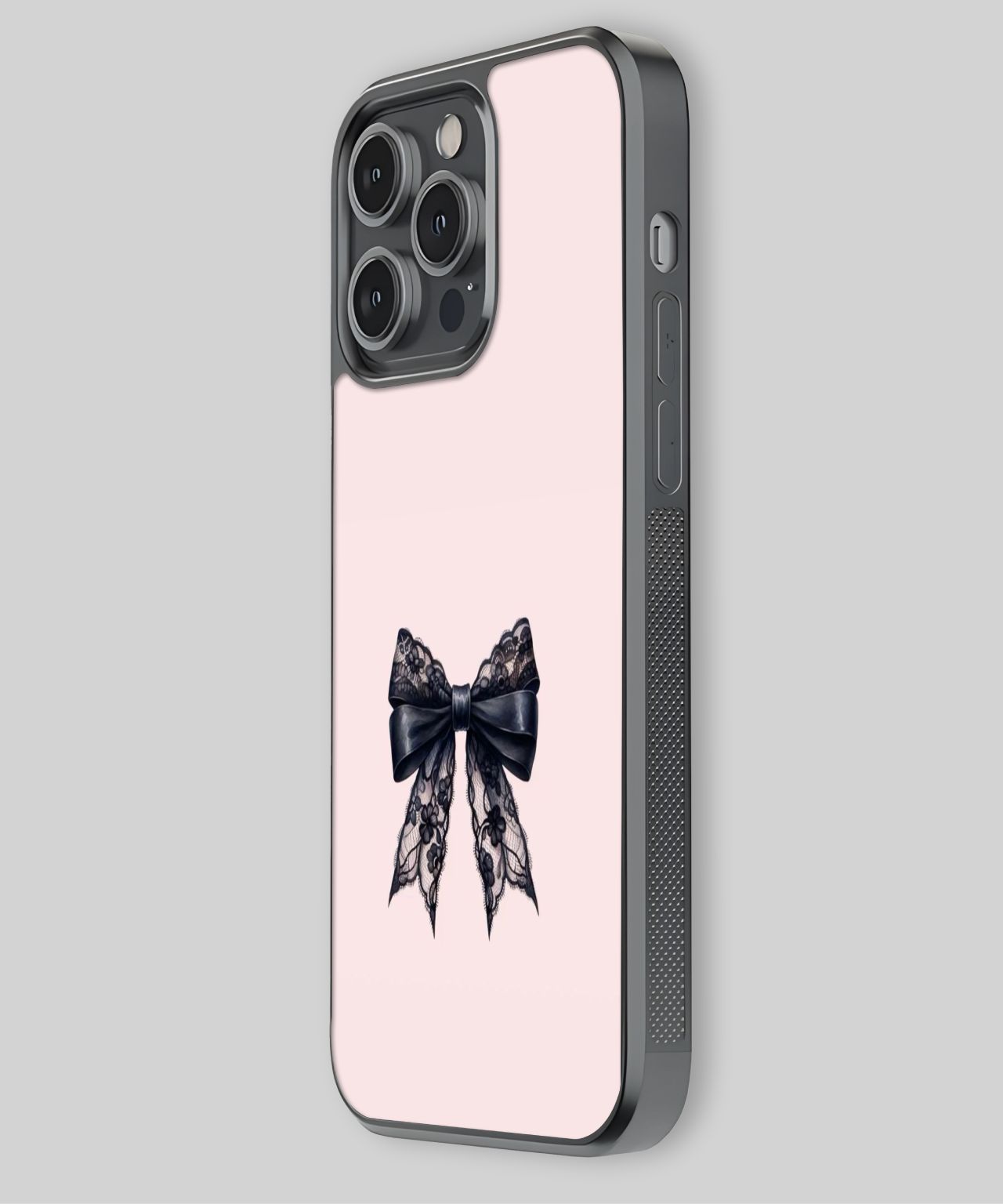 Lace Black Bow Phone Case 2