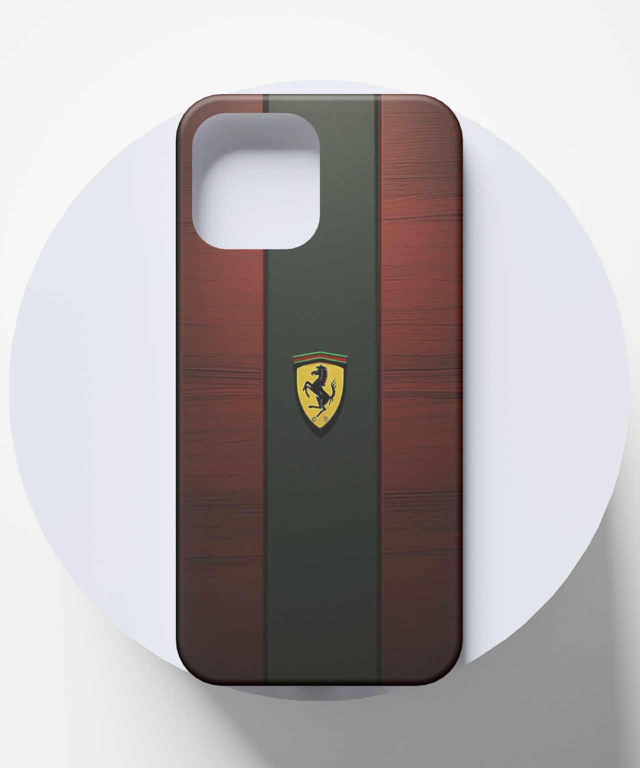 Leather Effect Ferrari Logo Mobile Case 3