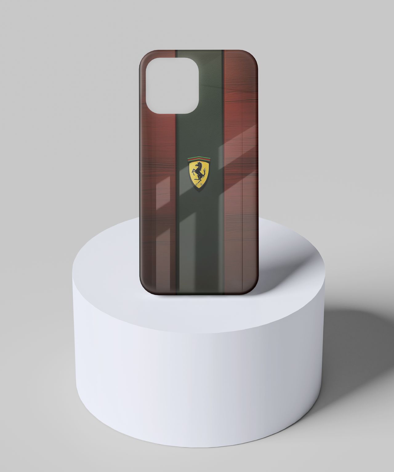 Leather Effect Ferrari Logo Mobile Case 5