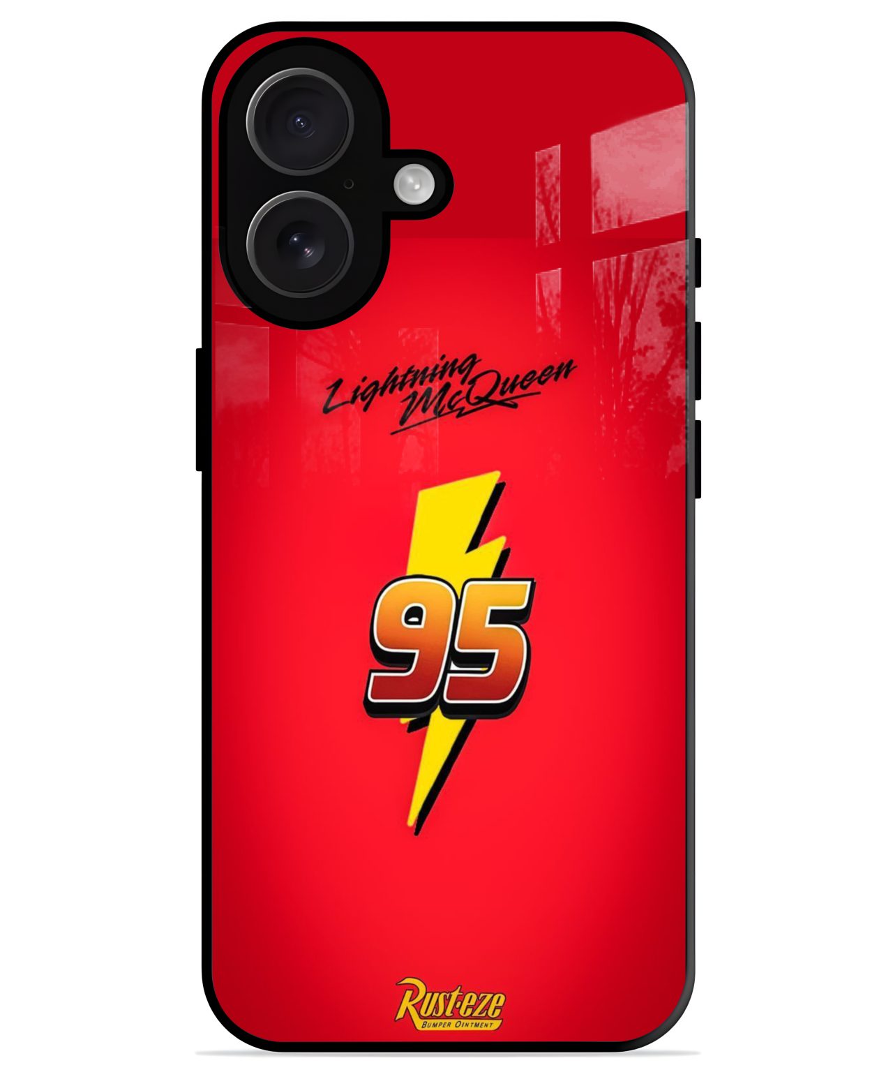 Lightning Bolt 95 Racer iphone 16 plus back cover 1