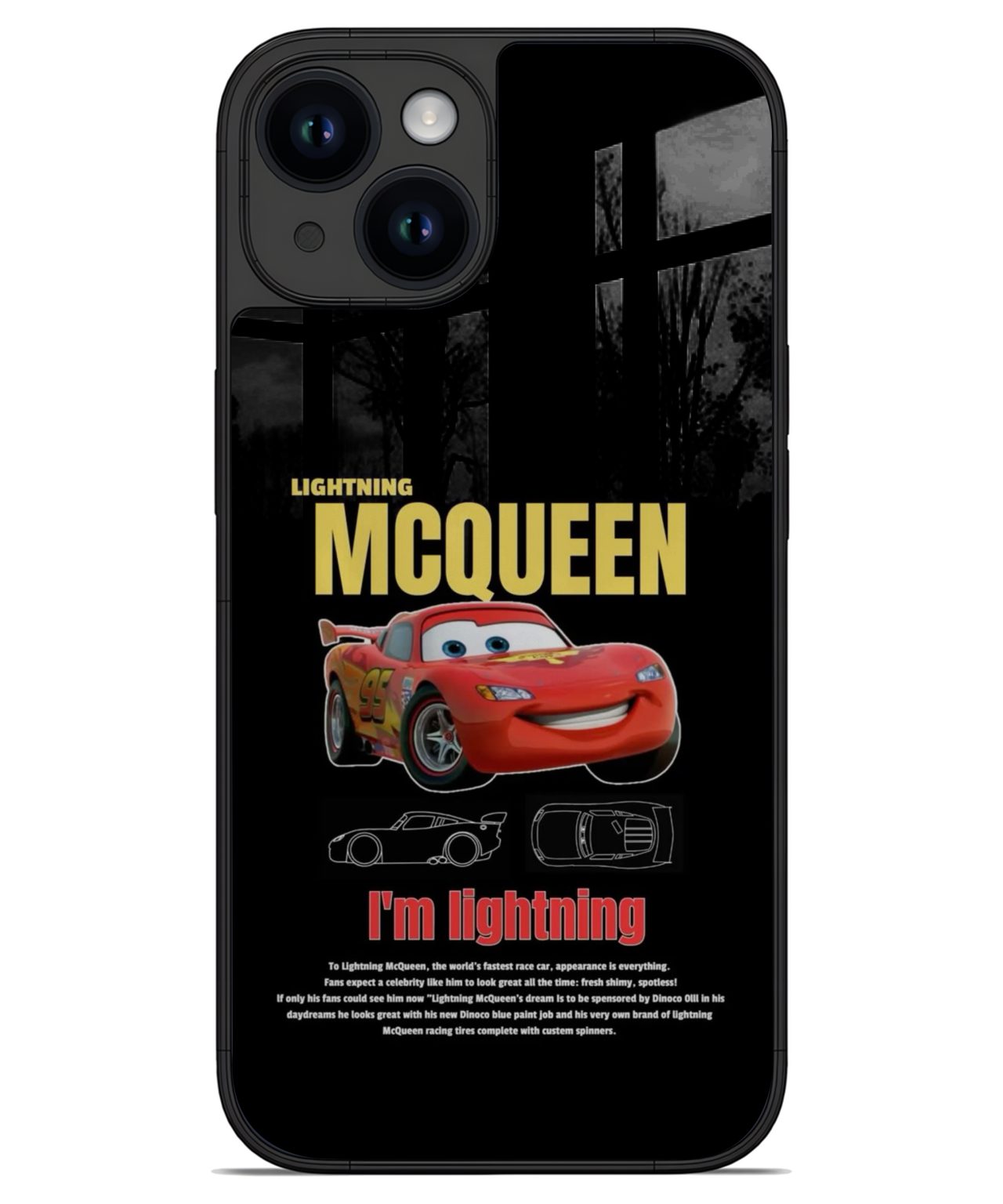 Lightning McQueen Racer iphone 14 back cover 1