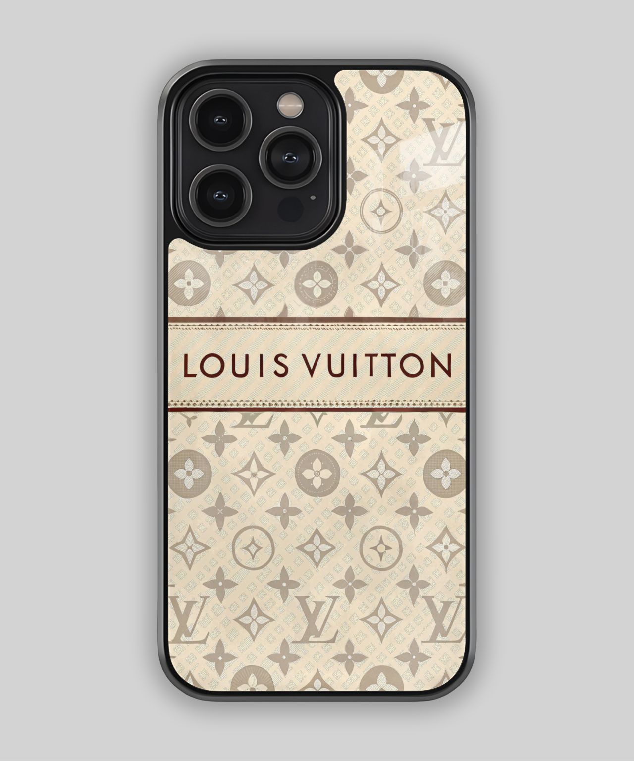 Louis Vuitton Monogram Beige and Brown Phone Case 1