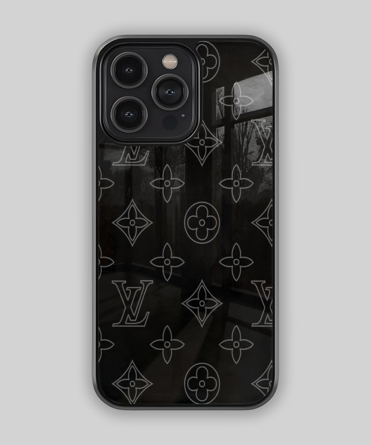 Louis Vuitton Monogram Black Phone Case 1