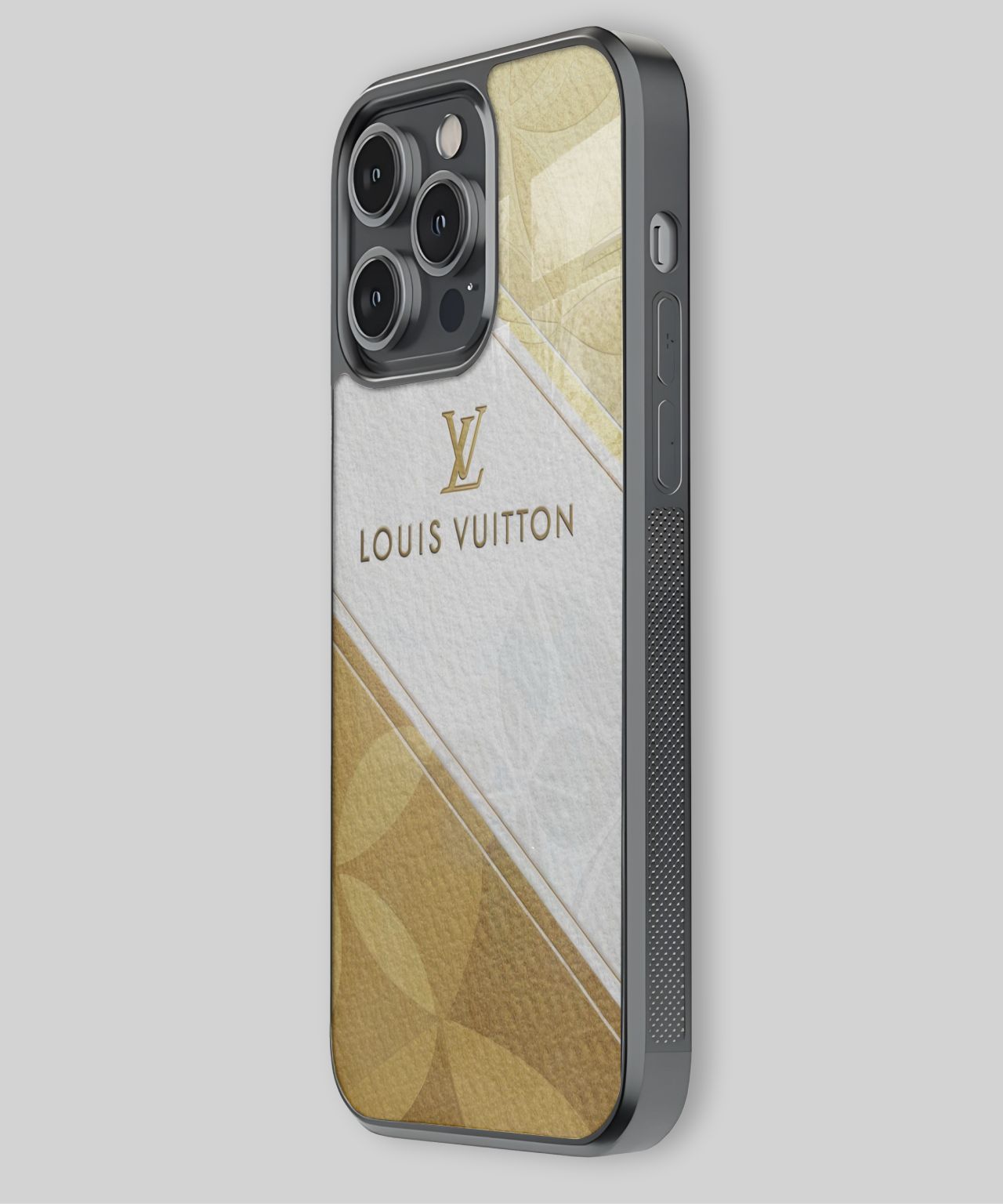 Louis Vuitton Monogram Gold and White Phone Case 2