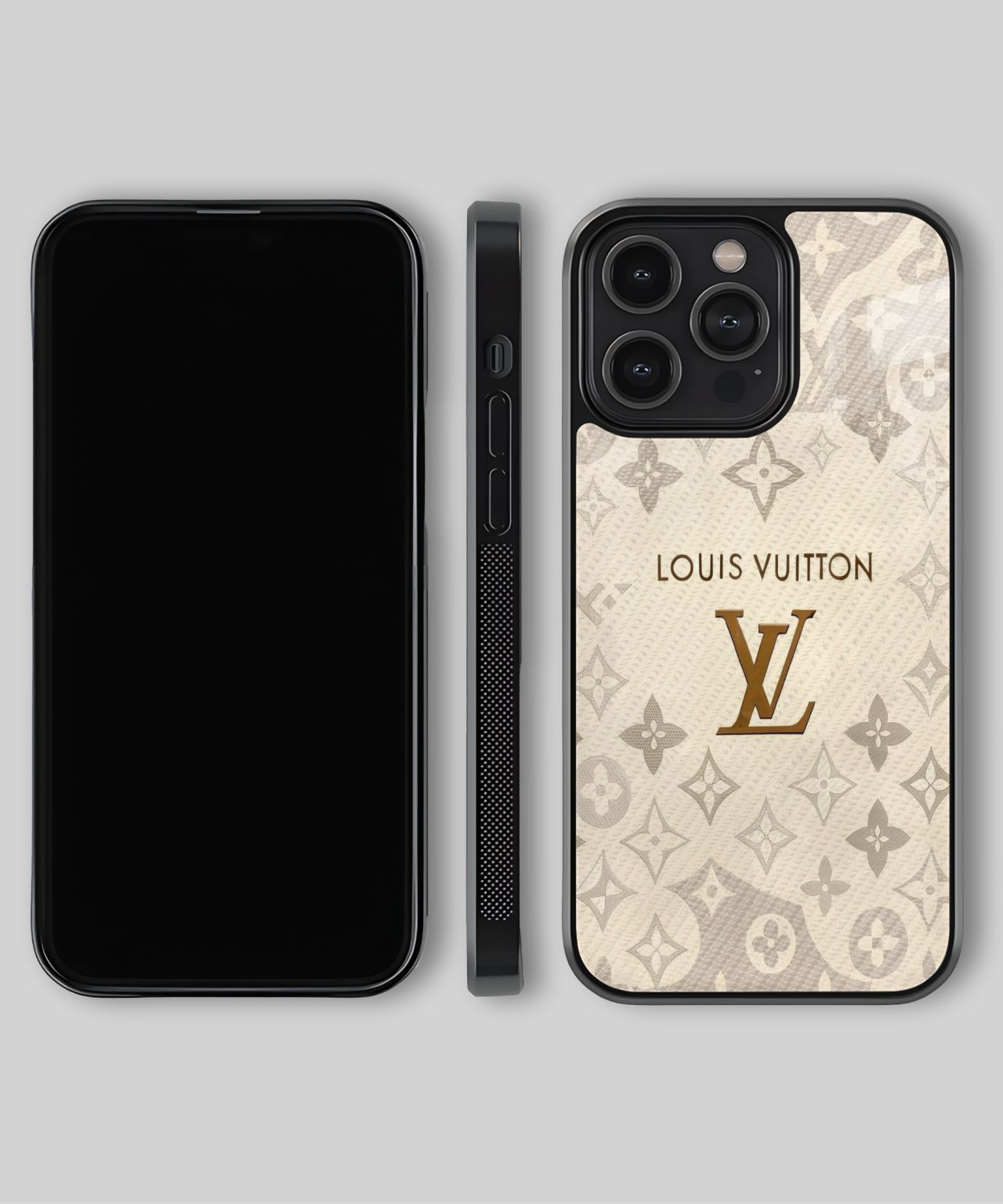 Louis Vuitton Monogram Phone Beige and Gold Case 4