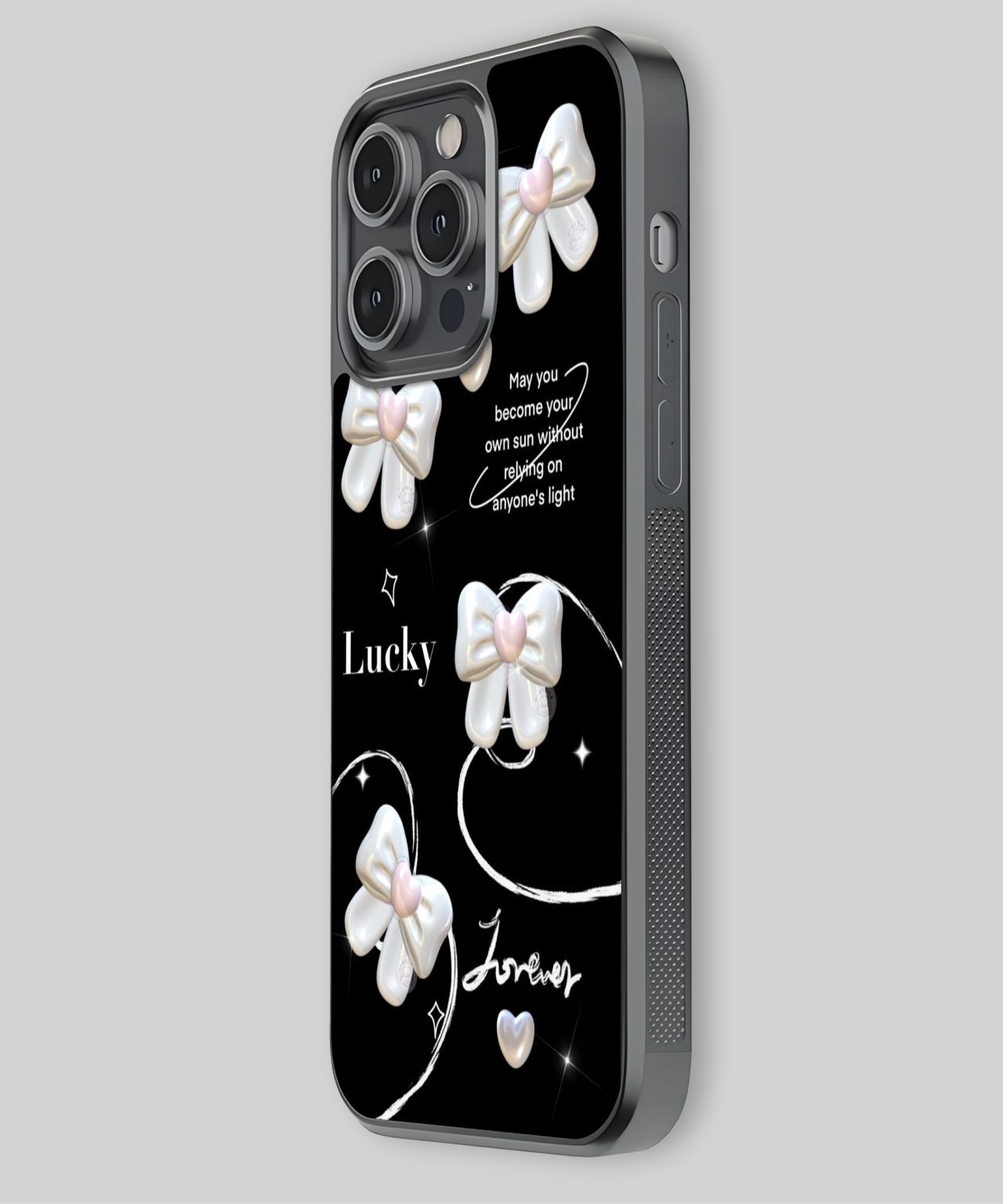 Lucky Forever Pearl Bow iPhone Case 2