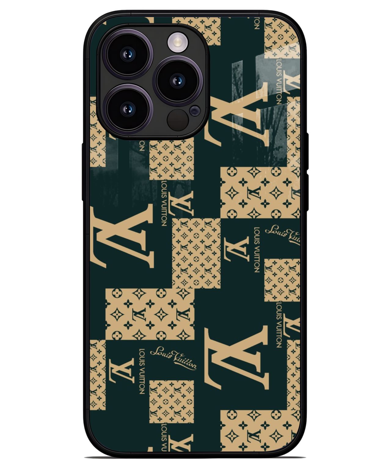 Luxury Monogram LV iphone 13 pro back cover 1