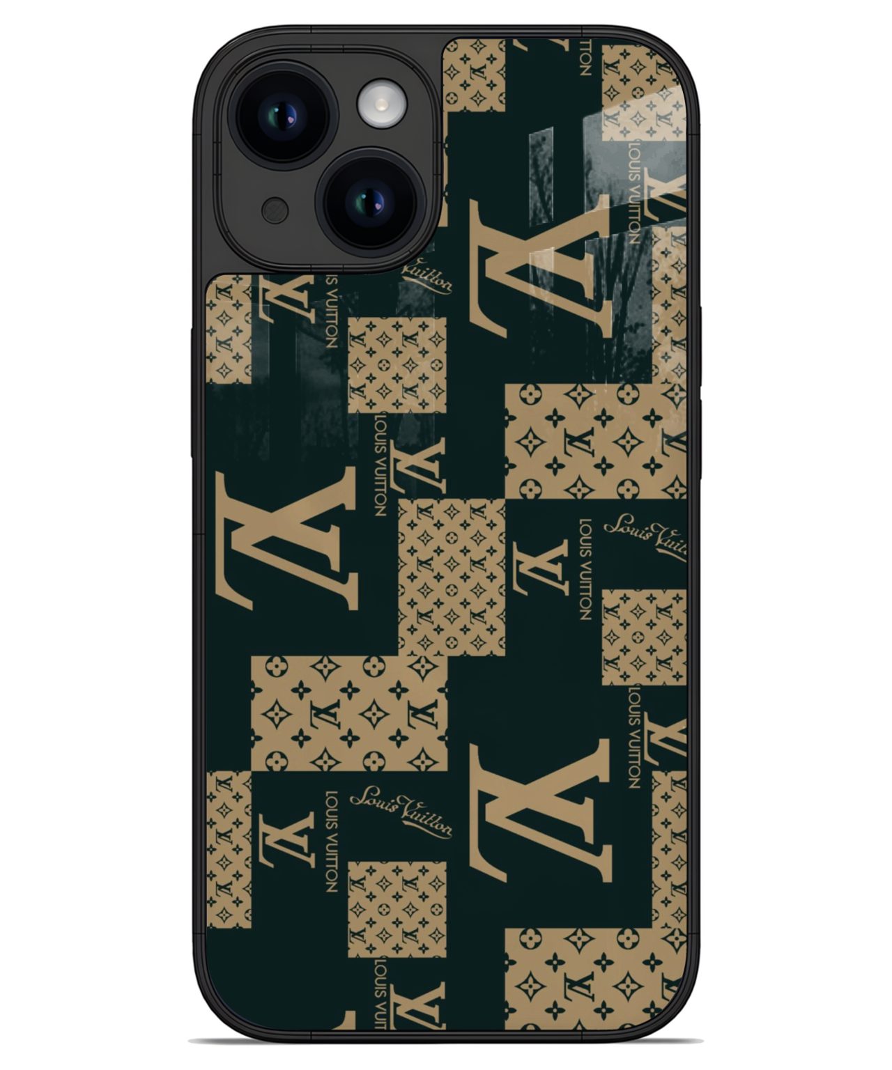 Luxury Monogram LV iphone 14 back cover 1