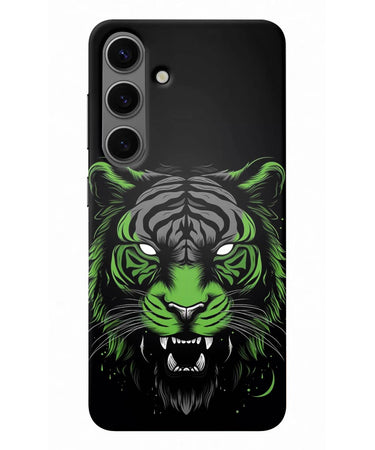 Majestic Tiger Green Glow Mobile Case for Samsung s24 plus 1