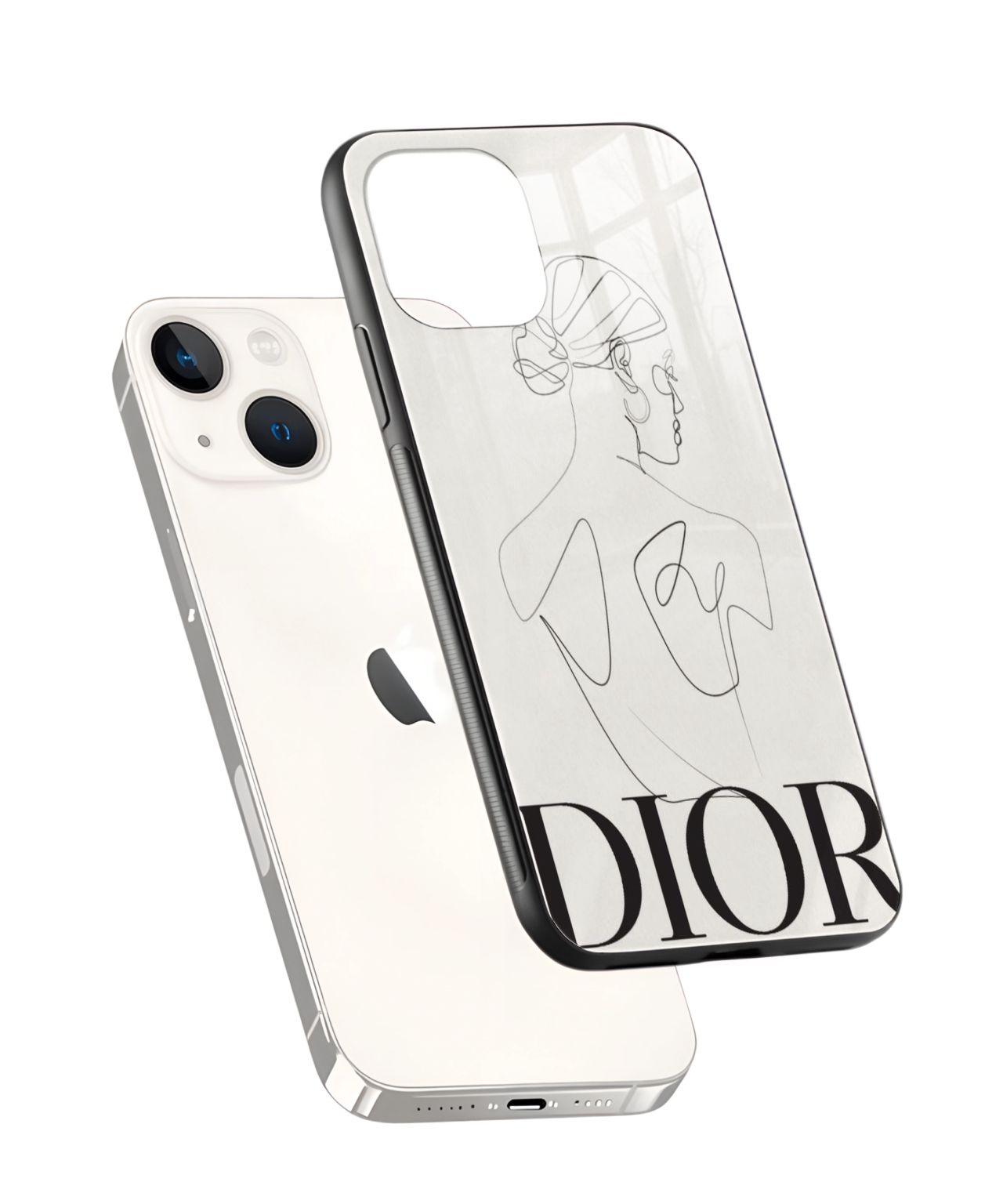 Minimal Line Art Dior Phone Case and Cover 2