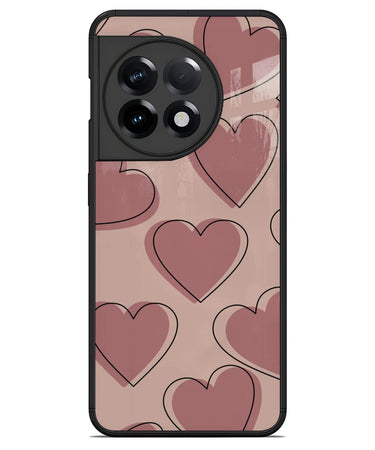 Minimalist Heart Pattern Phone Case for OnePlus 11R 1