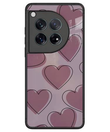 Minimalist Heart Pattern Phone Case for OnePlus 12.