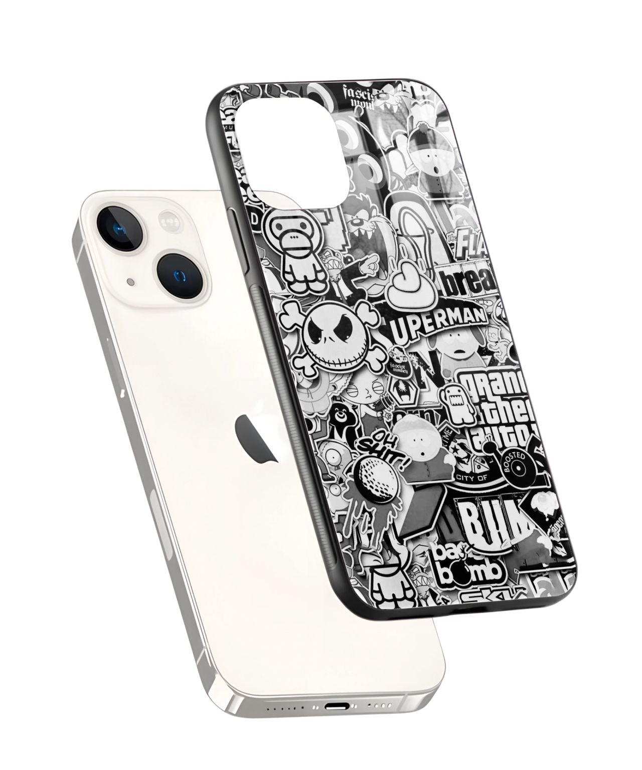 Monochrome Art Collage Phone Case and Cover 2