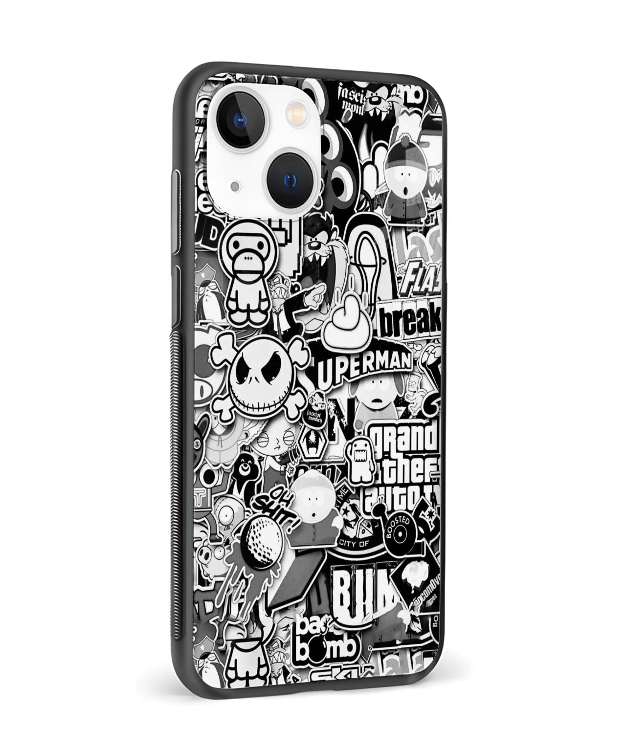 Monochrome Art Collage Phone Case and Cover 4