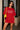POPCASE Pay Attention Girl red oversized t shirt with slogan front print unbothered back print streetwear premium cotton