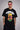 POPCASE Poker Fare black oversized t shirt with cartoon poker bear yellow bucket hat playing cards graphic streetwear