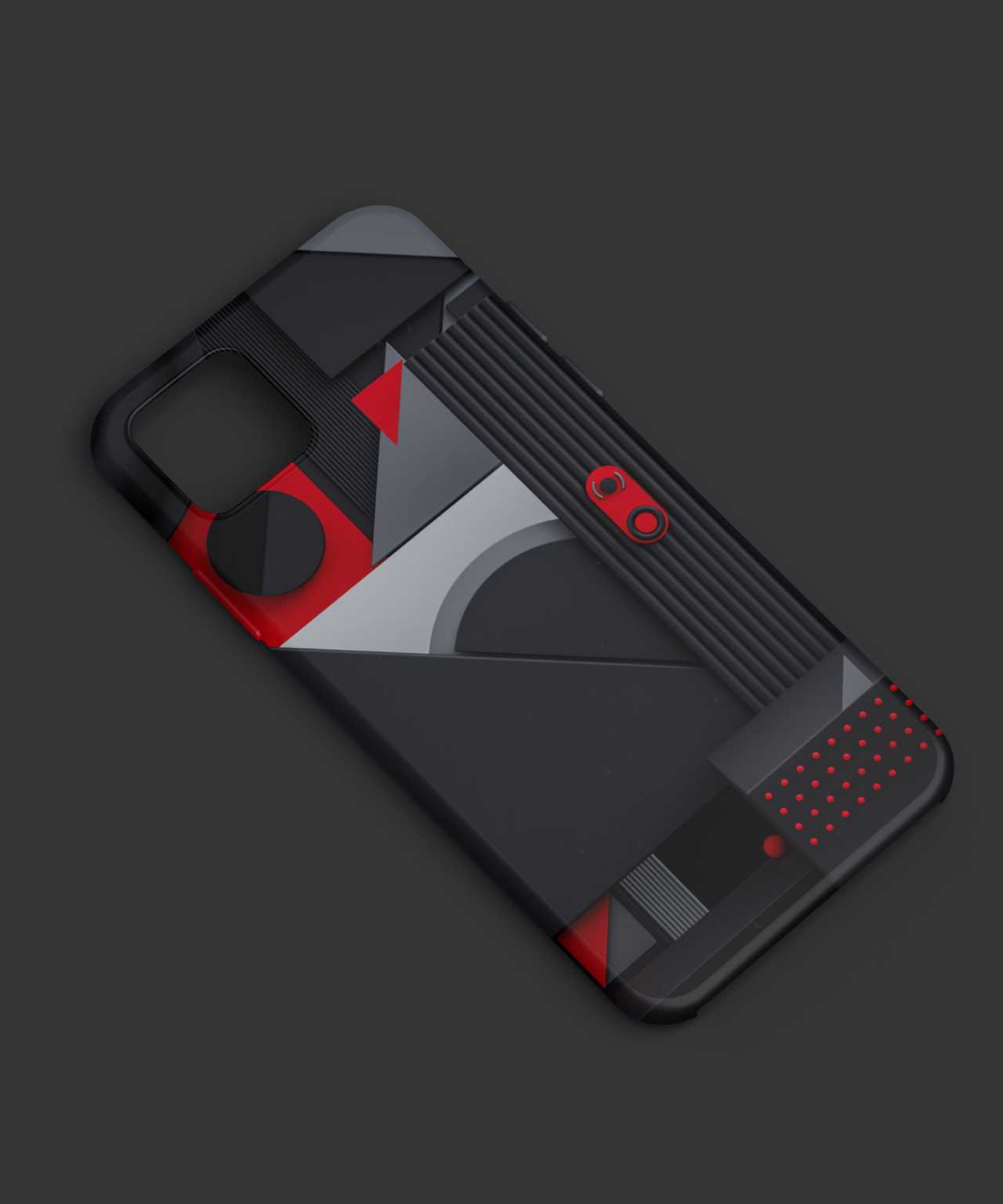Crimson Roadster Design Mobile Case - PopCase