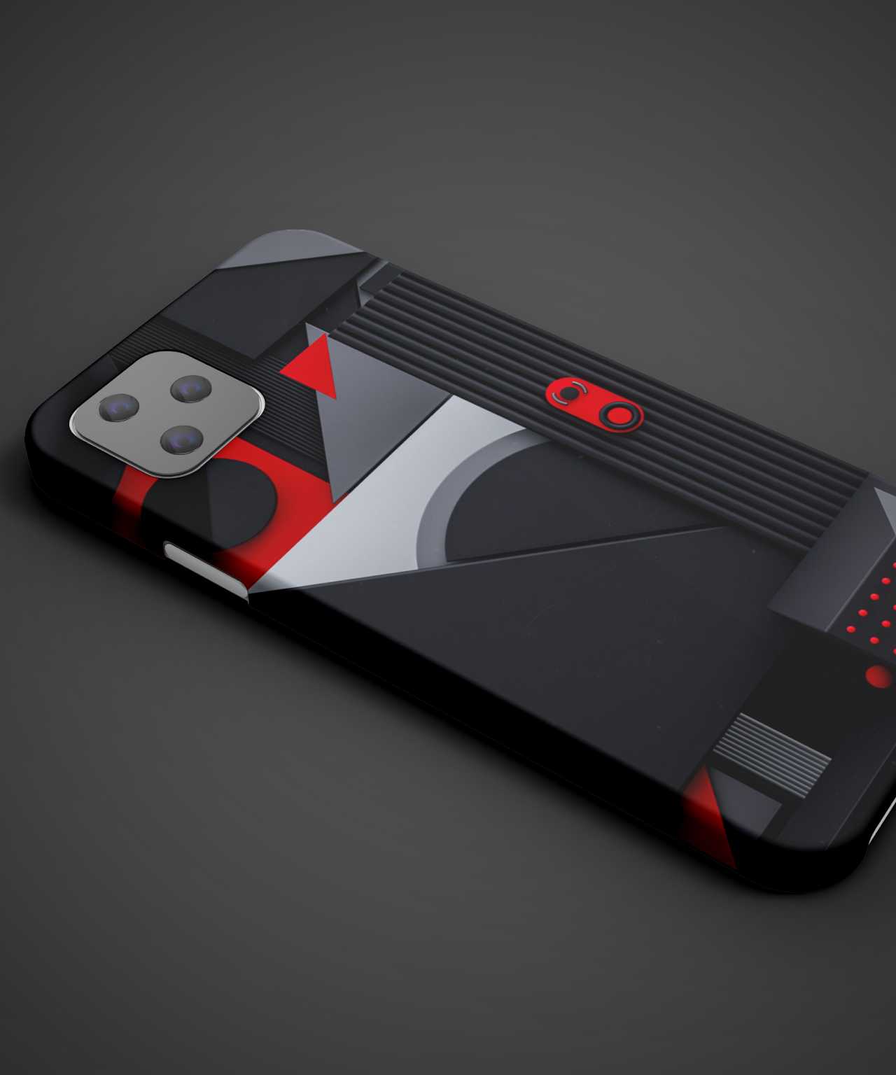 Crimson Roadster Design Mobile Case - PopCase
