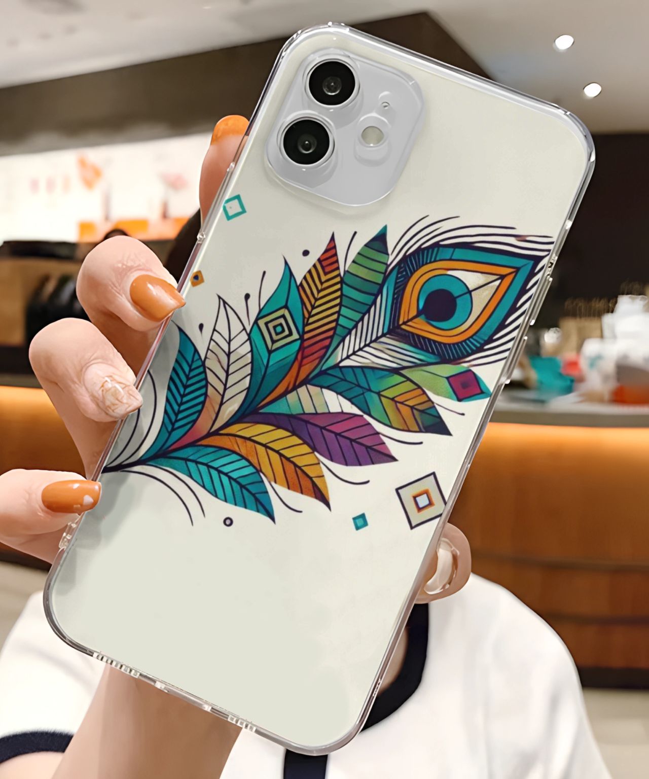 Peacock Feather Phone Case 1