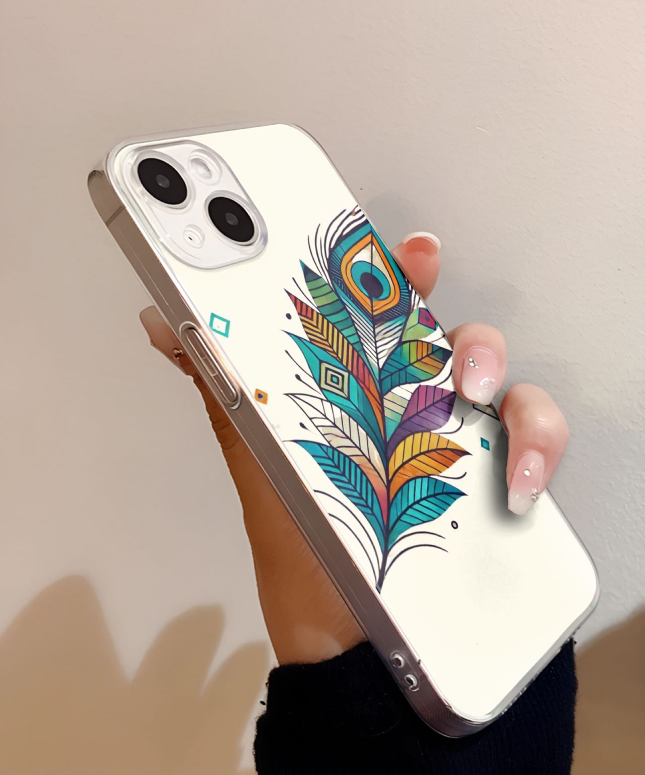 Peacock Feather Phone Case 2