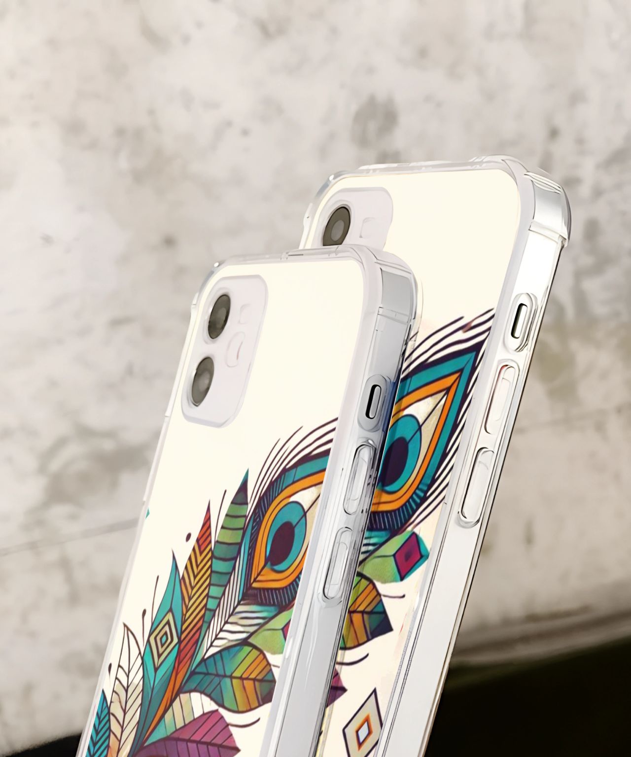 Peacock Feather Phone Case 4