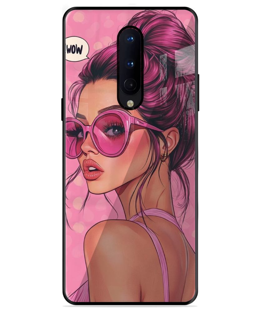 Pink Girl Mobile Case for OnePlus 8 1