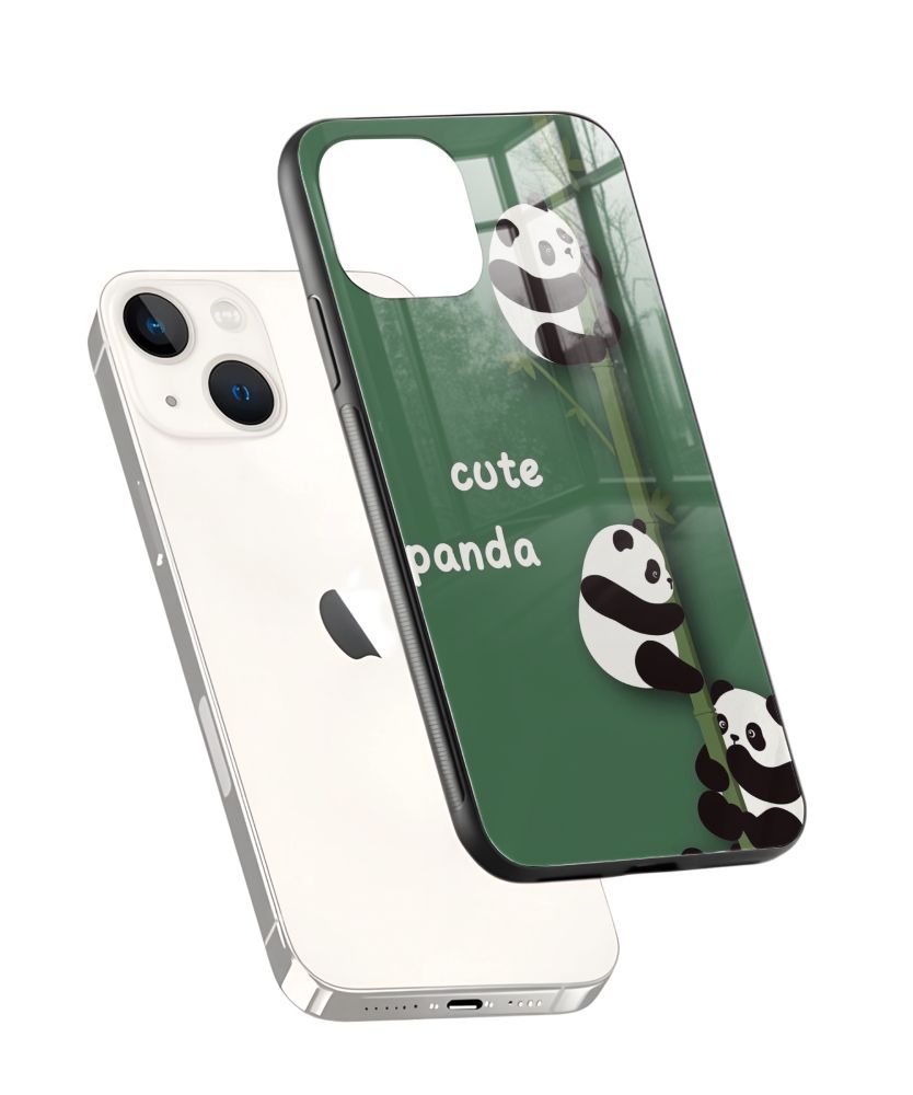 Playful Panda Climbing Bamboo Phone Case 2