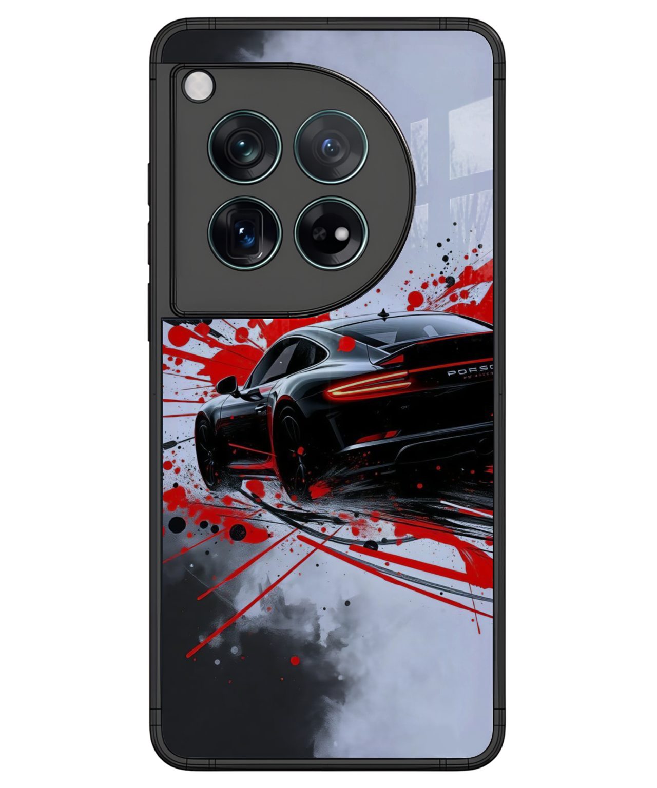 Porsche Speed Art Phone Case for OnePlus 12.
