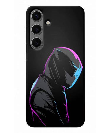 Premium Samsung s24 plus Case with Neon Hooded Design 1
