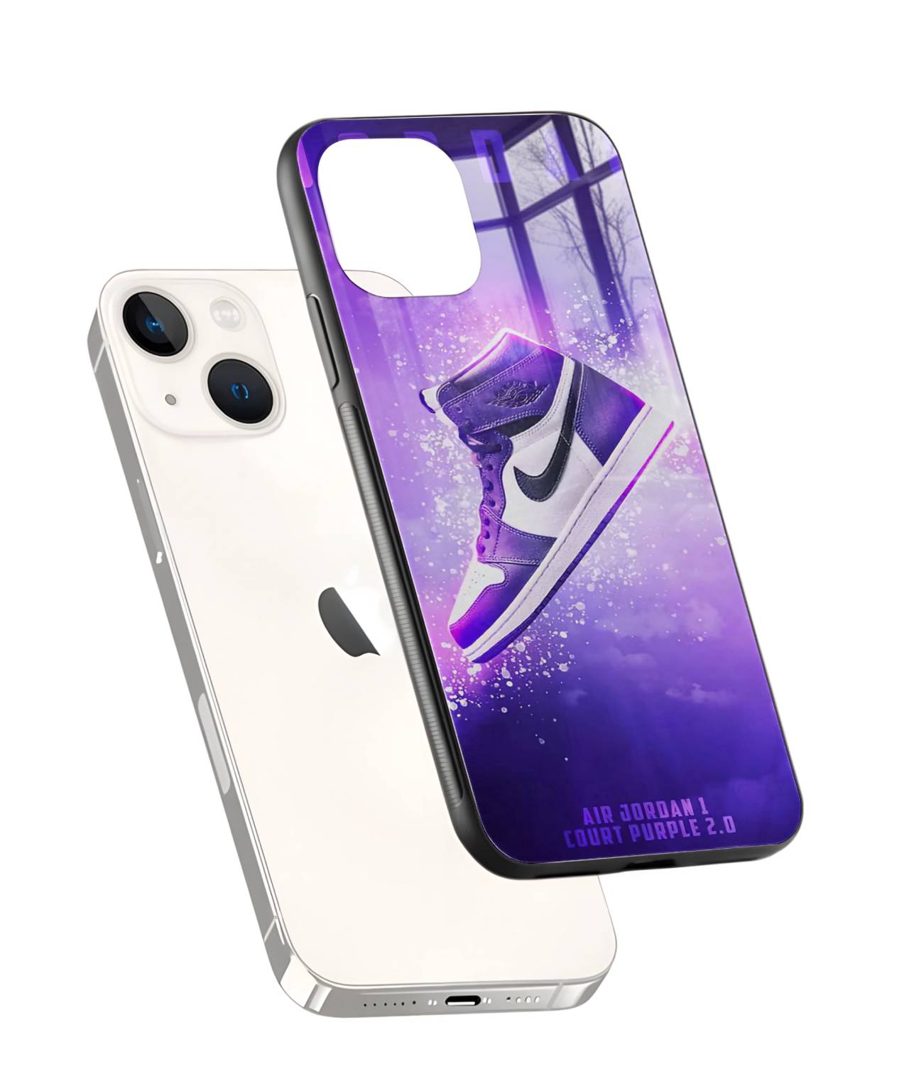Purple Air Jordan 1 Phone Case 2