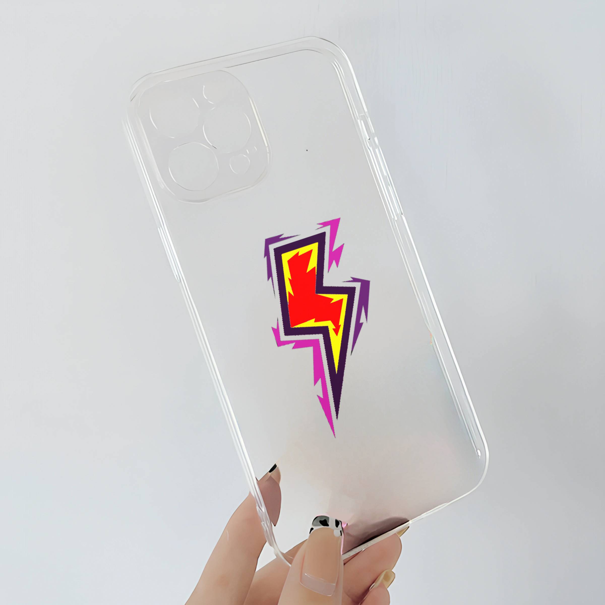 Thunderbolt Transparent Phone Case