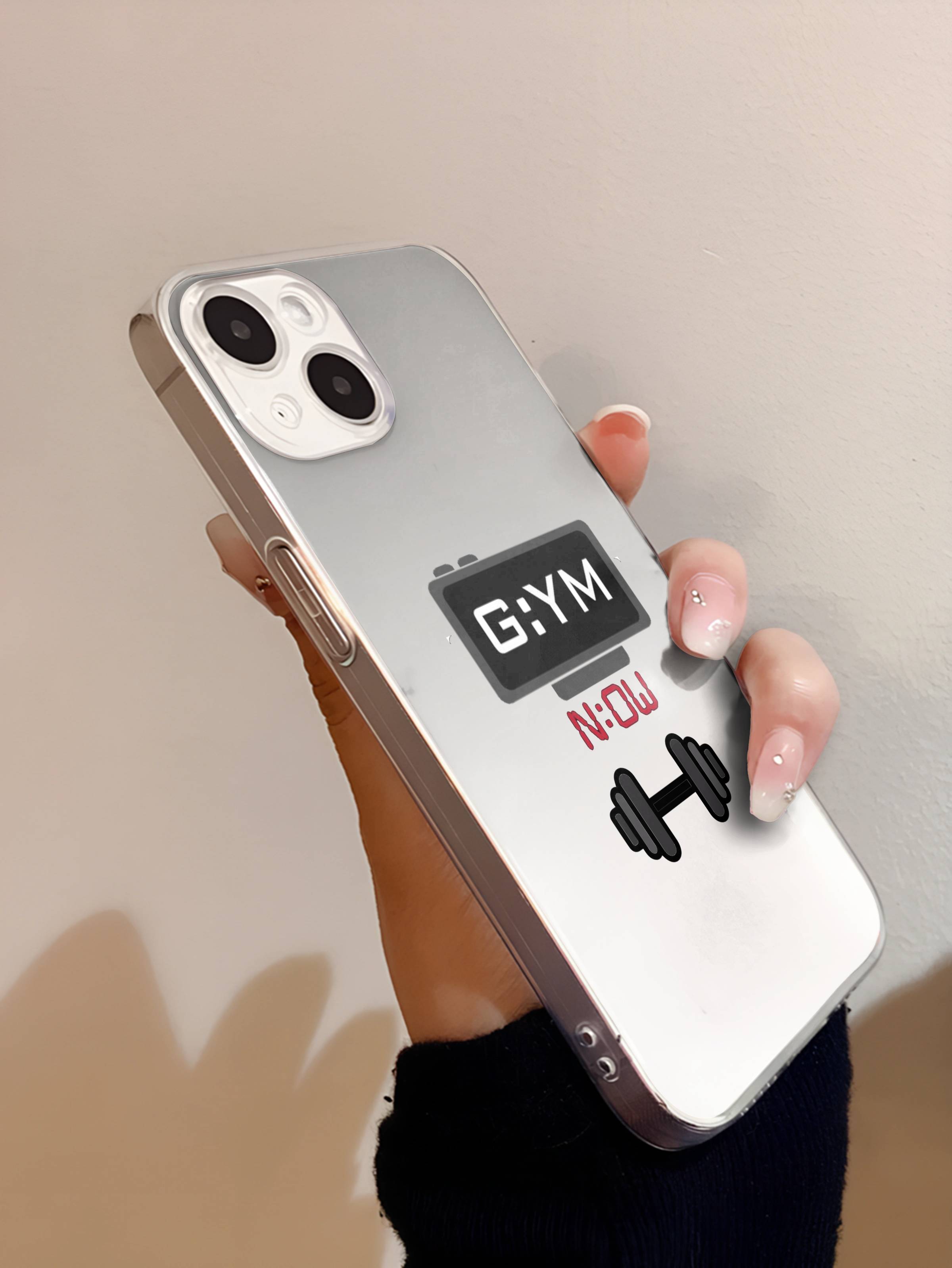 Gym Now Transparent Mobile Case
