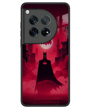Red Batman Gotham Phone Case for OnePlus 12.