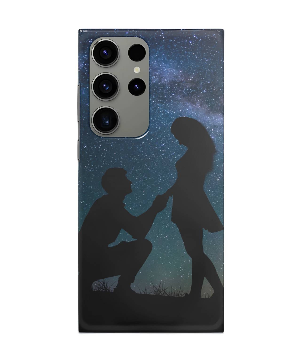Romantic Proposal Night Sky Samsung s23 ultra Mobile Case and Cover 1