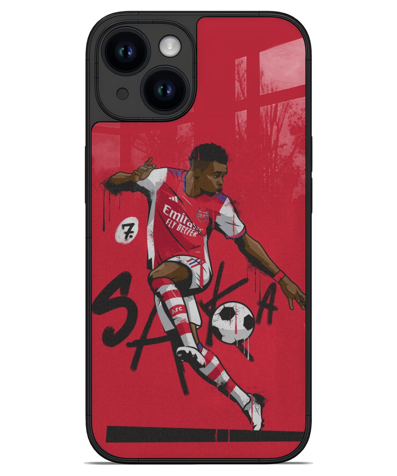 Saka Arsenal Tribute Case for iphone 14 back cover 1