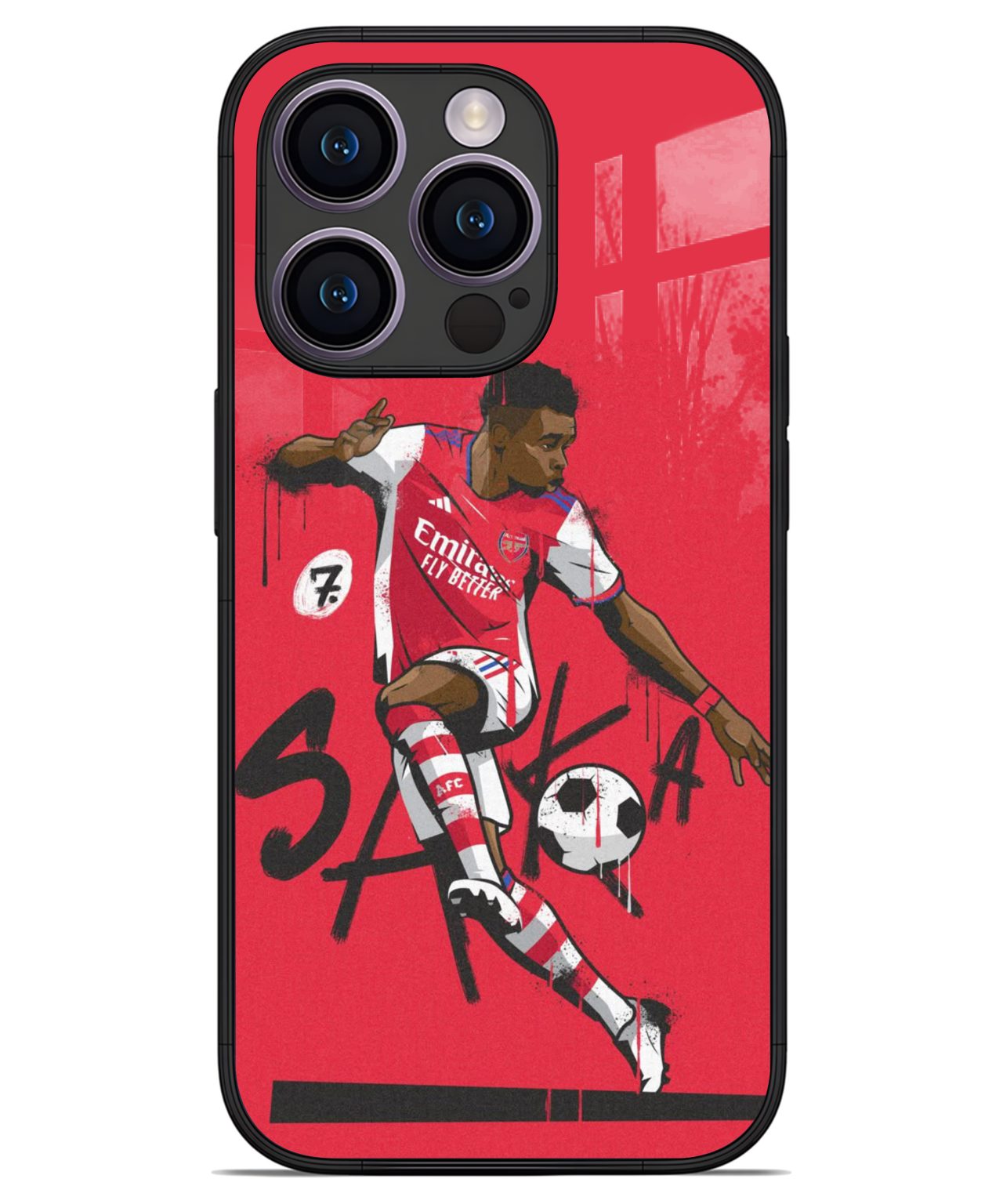 Saka Arsenal Tribute Case for iphone 14 pro back cover 1