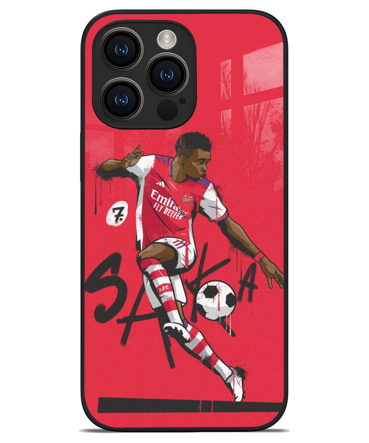 Saka Arsenal Tribute Case for iphone 14 pro max back cover 1