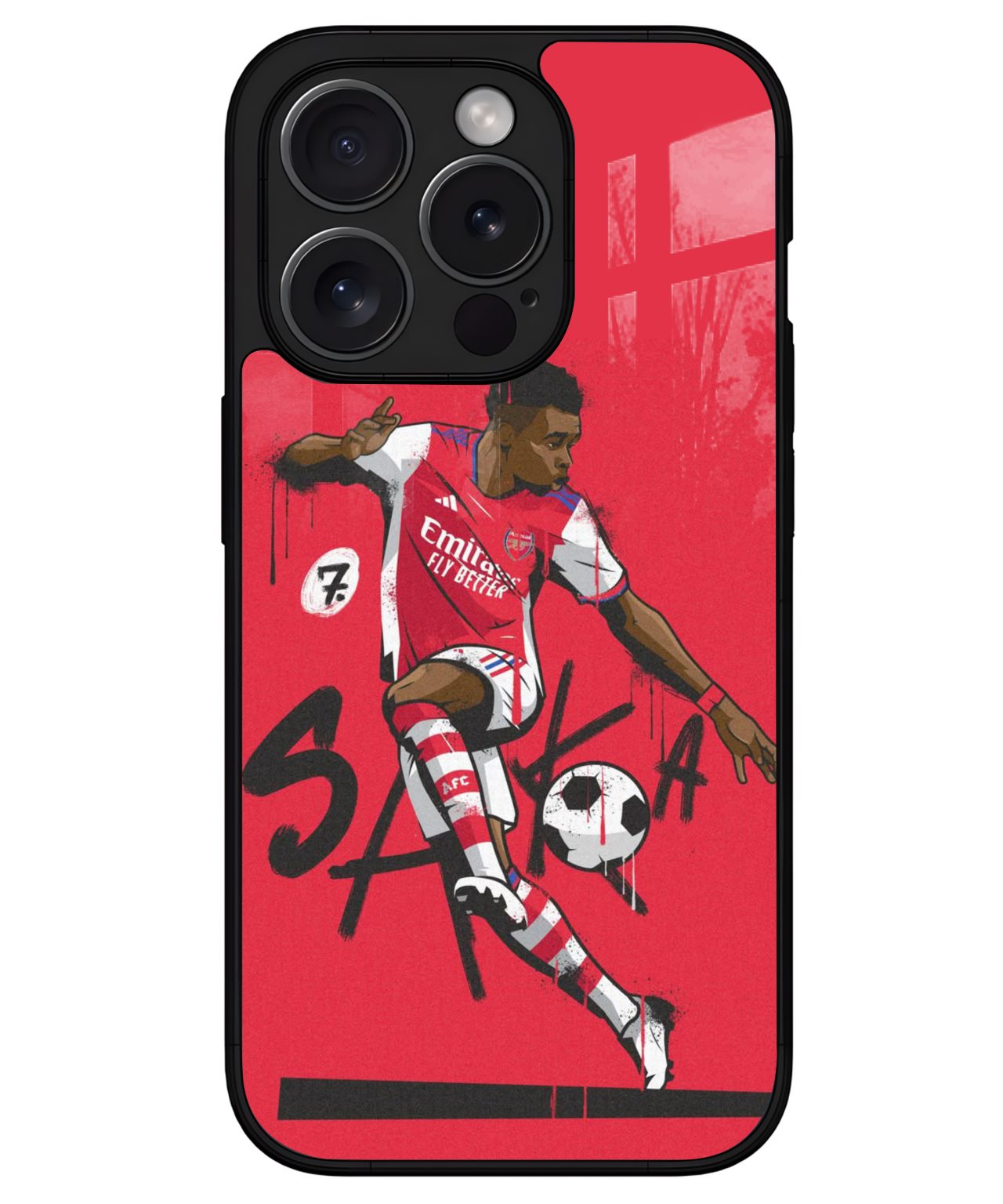 Saka Arsenal Tribute Case for iphone 15 pro max back cover 1