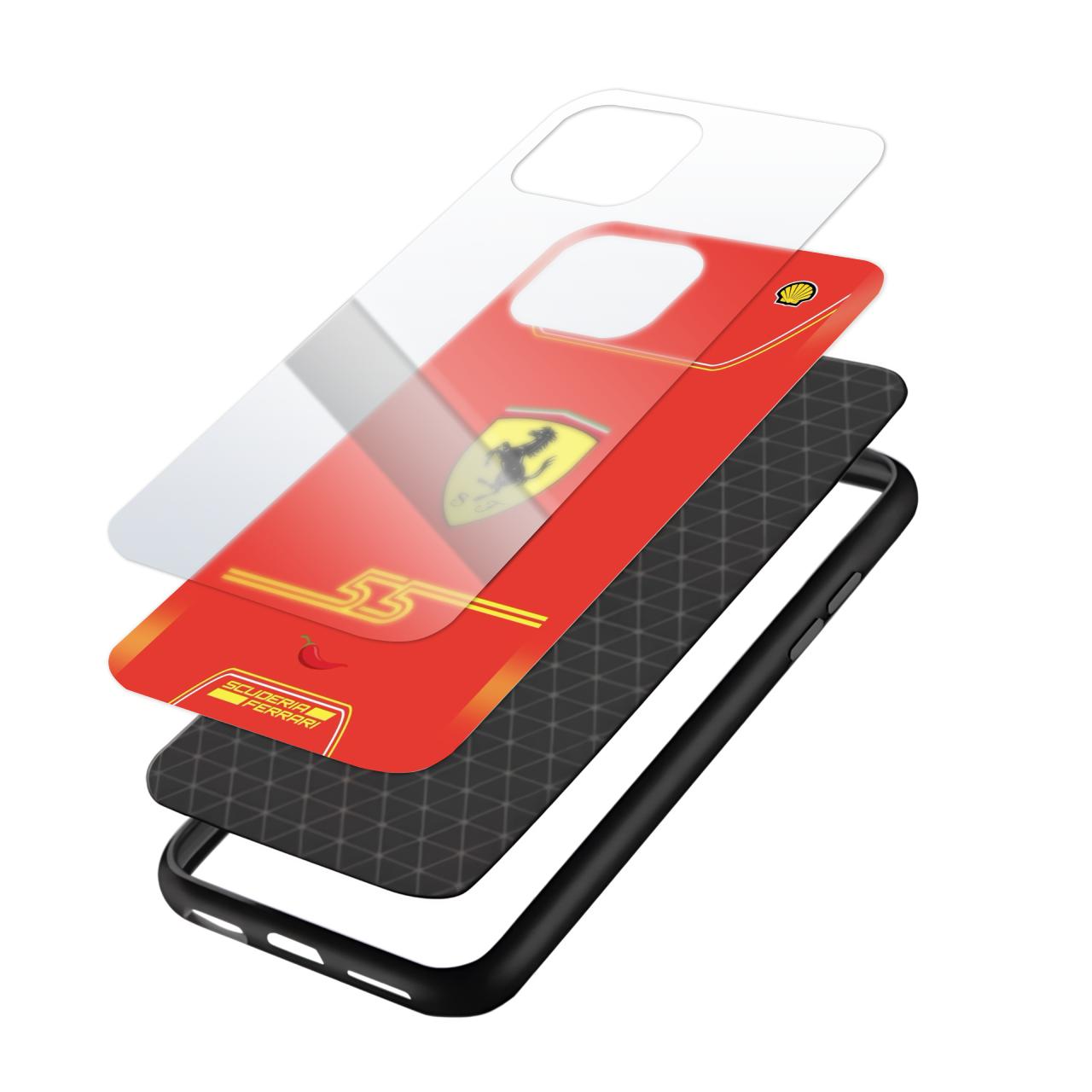 Scuderia Ferrari 55 Carlos Sainz Phone Case 3
