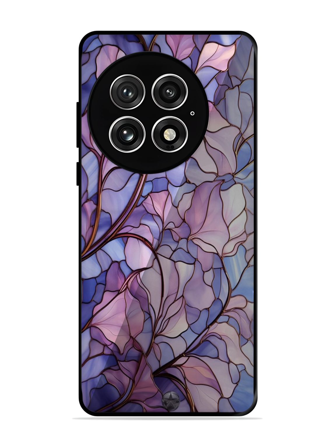 Stained Glass Floral Phone Case for OnePlus 13 1