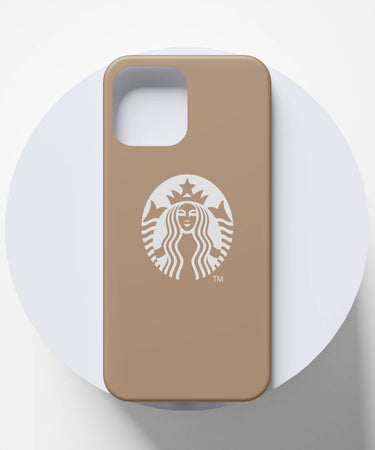 Starbucks Logo with Brown Background Mobile Case 5