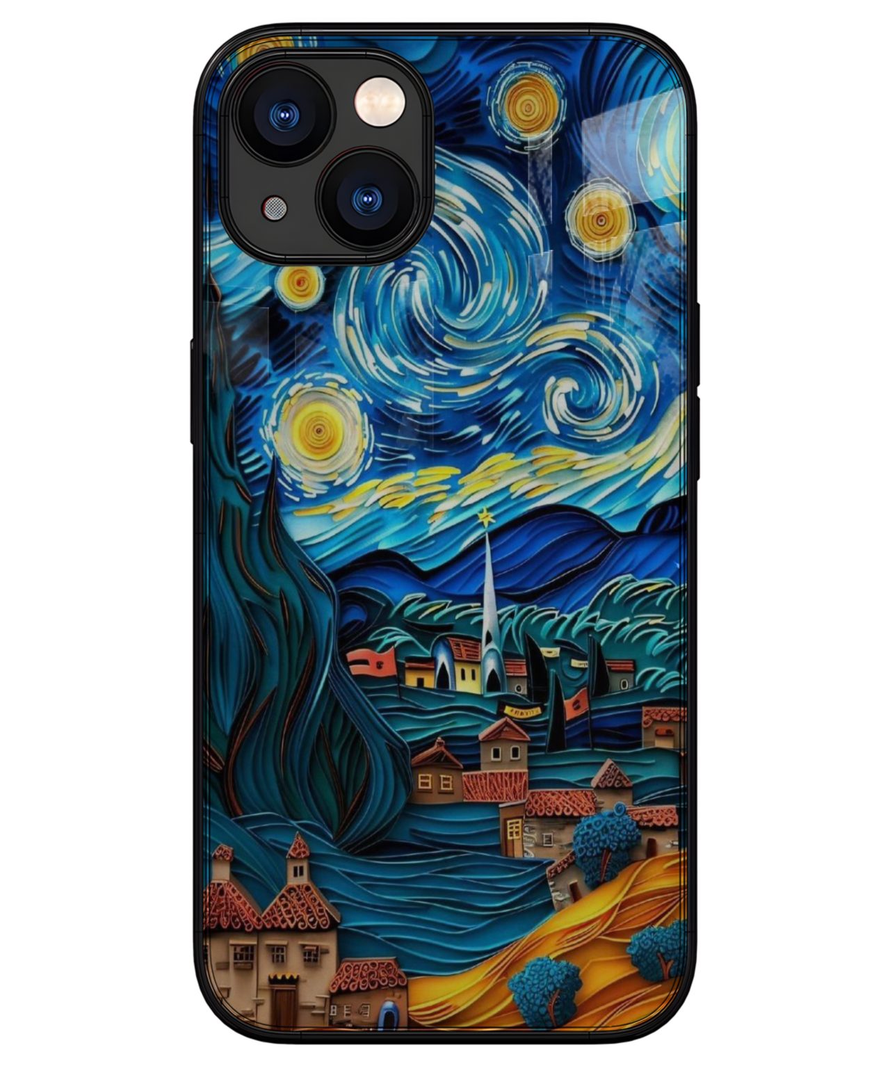 Starry Night Art-Inspired Case iphone 13 back cover 1