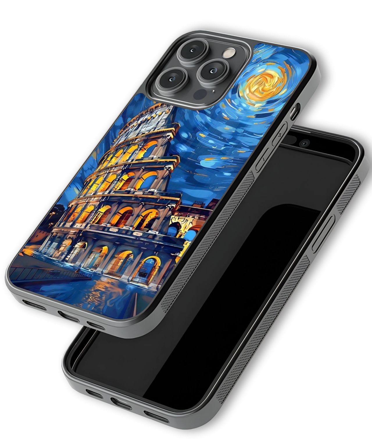 Starry Night Colosseum Design Phone Case 3