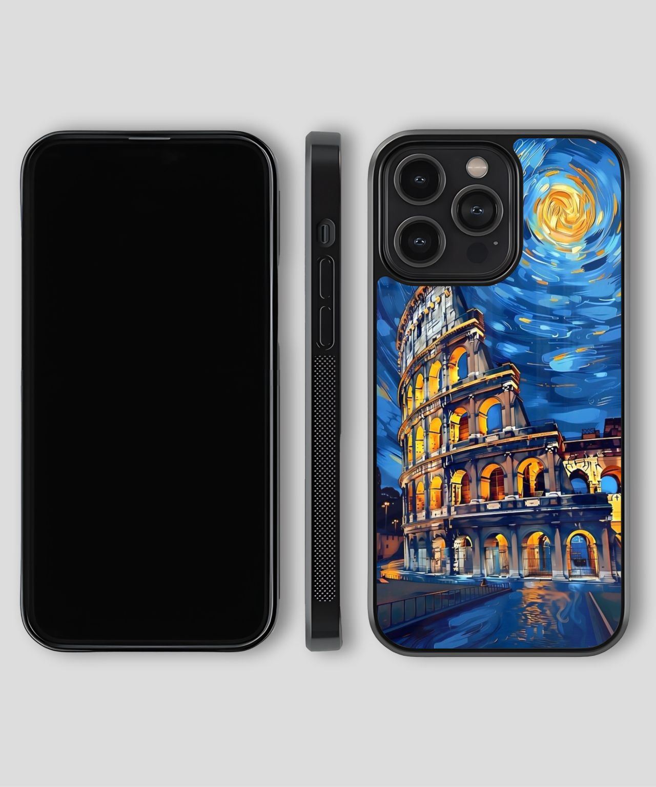 Starry Night Colosseum Design Phone Case 4