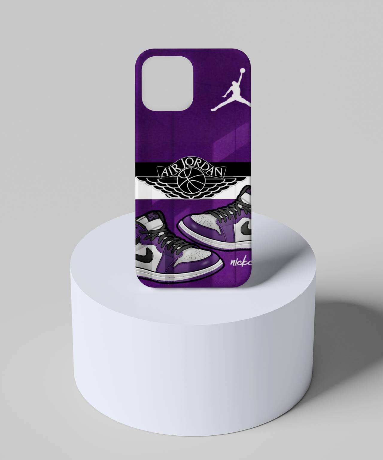 Stylish Nike Jordan Sneakers Designer Case and Cover 6 glass