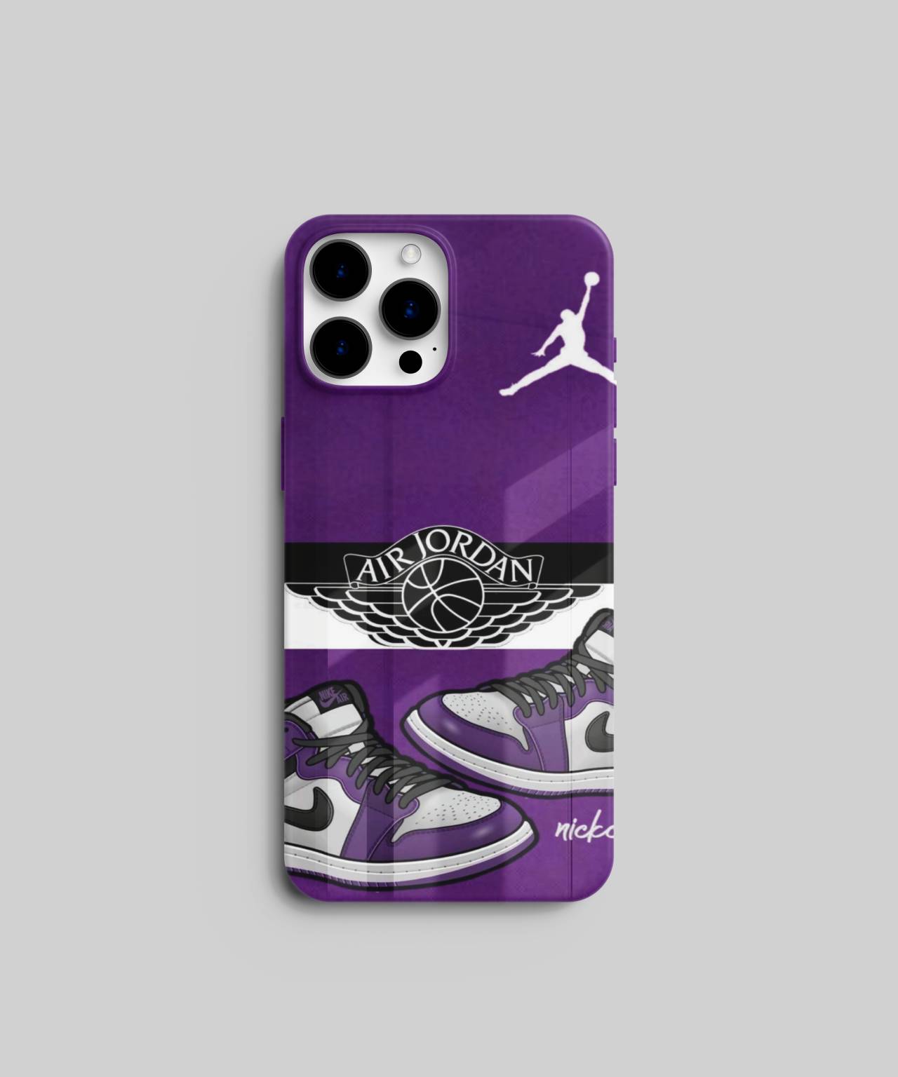Stylish Nike Jordan Sneakers Designer Case and Cover 7 glass