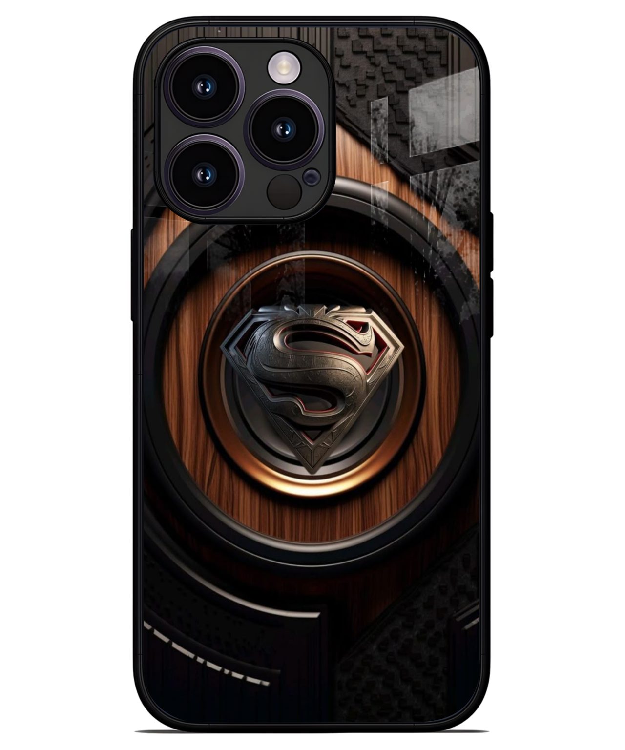 Superman Steel Emblem iphone 13 pro back cover 1