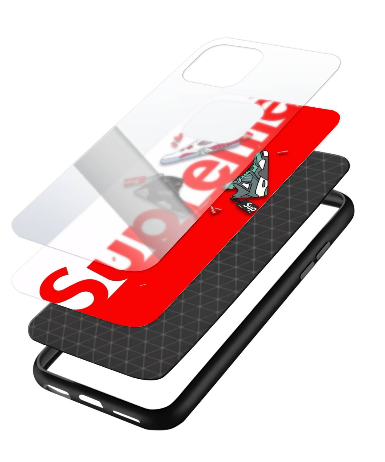 Supreme Sneaker Collage Phone Case 3