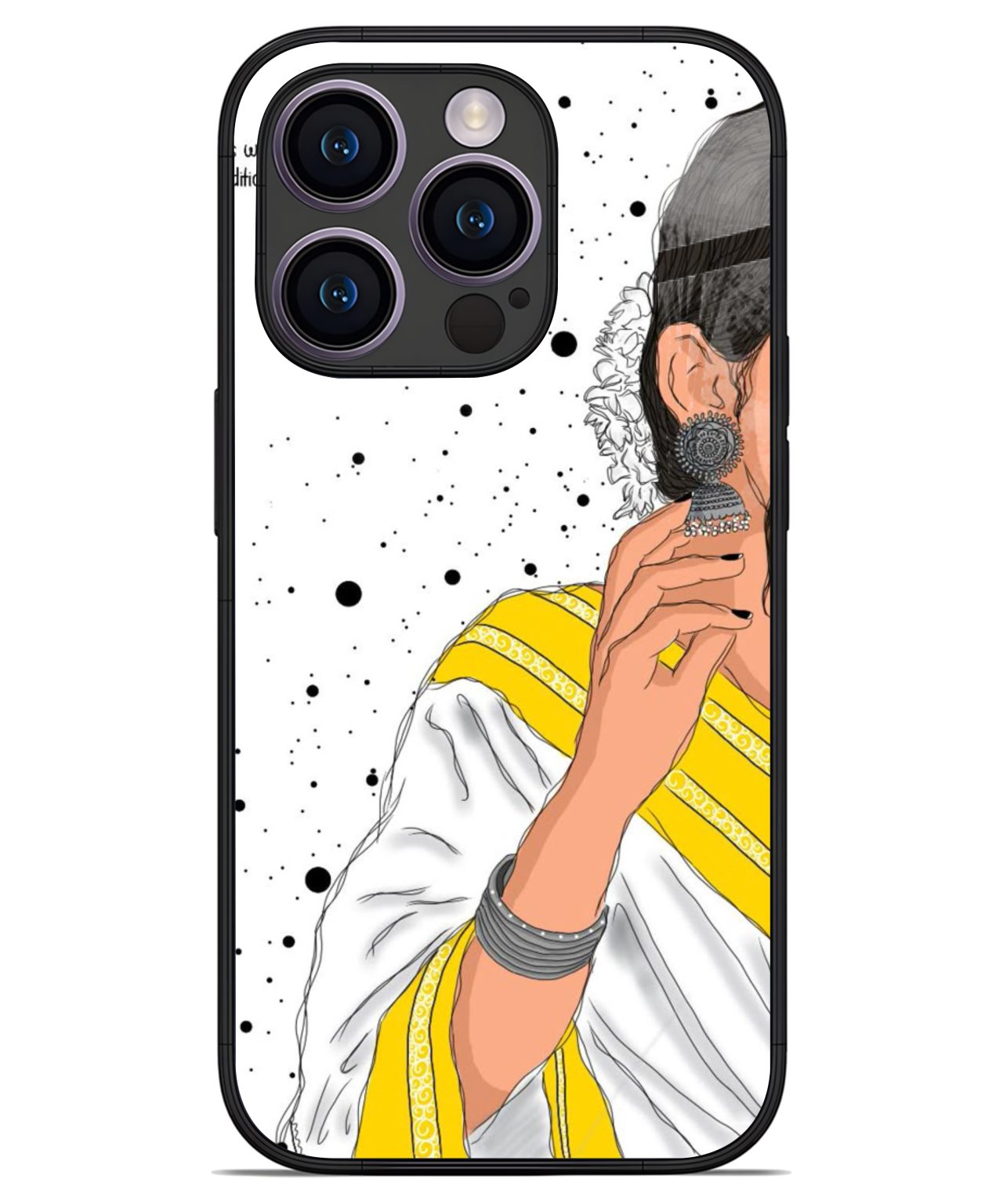 Traditional Kerala Woman Art iphone 14 pro back cover 1